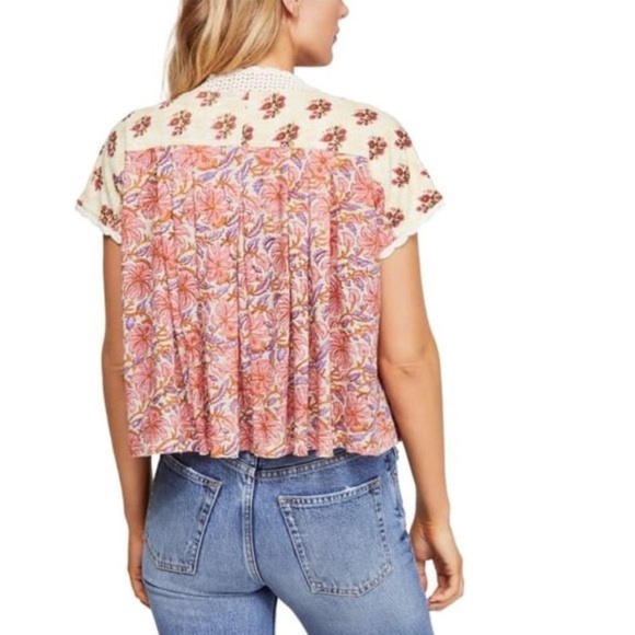 Free People Leilani Print Top - Picture 2 of 4